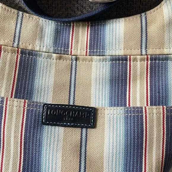 Longchamp Pilage Multicolored Canvas Crossbody Bag - Picture 4 of 16